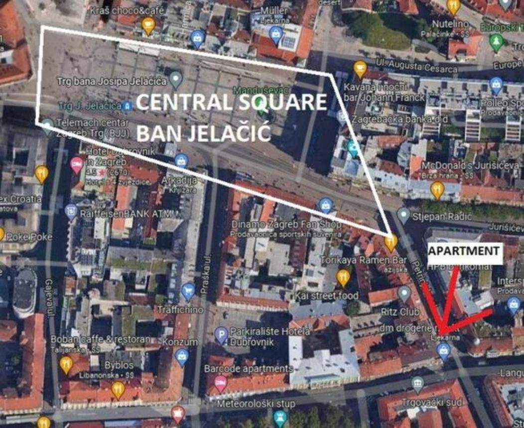 Zagreb Bunker At Main Square Daire Dış mekan fotoğraf
